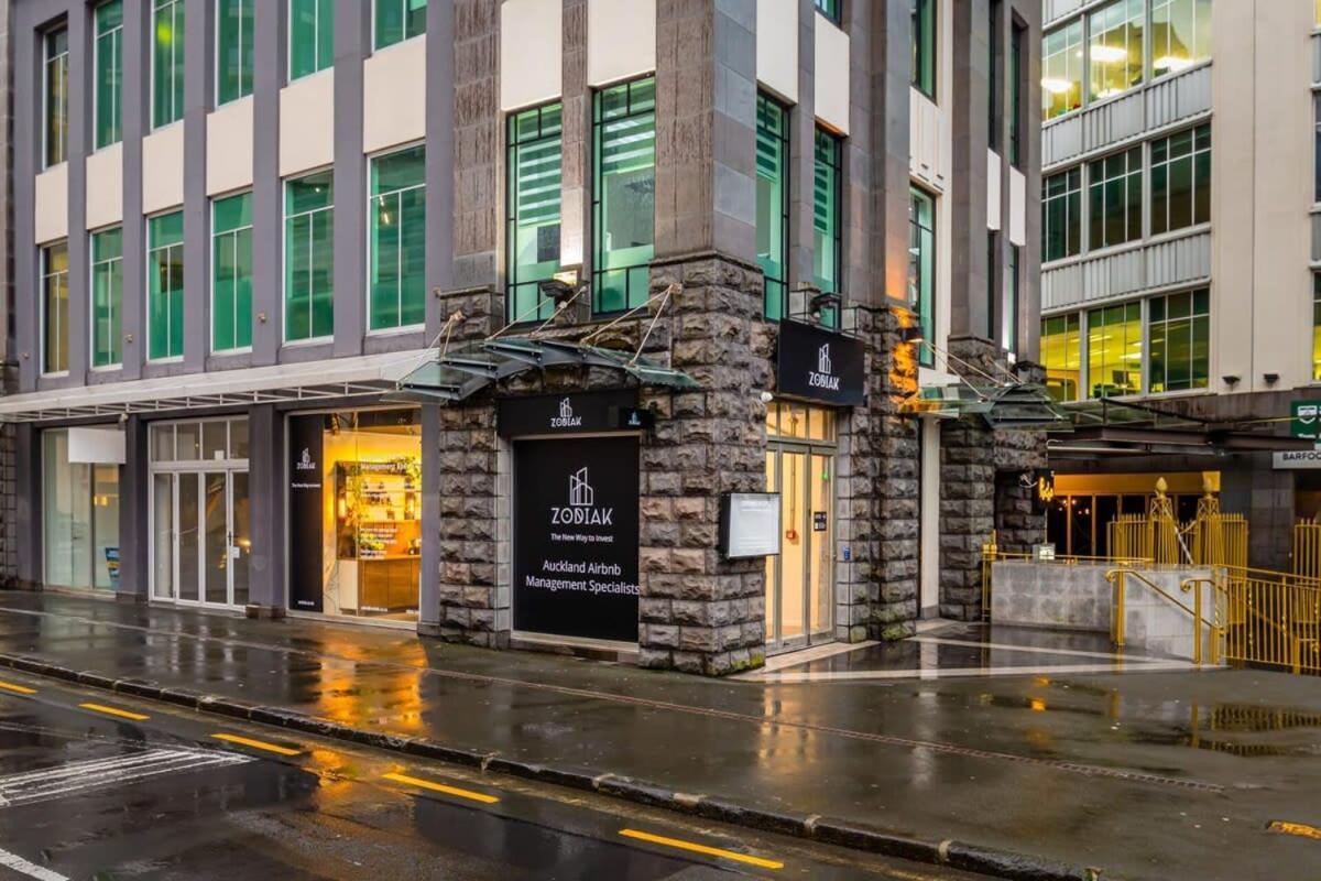Cosy Two Bedroom Apartment With Balcony Pool And Gym オークランド エクステリア 写真